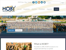 Tablet Screenshot of hoby.org